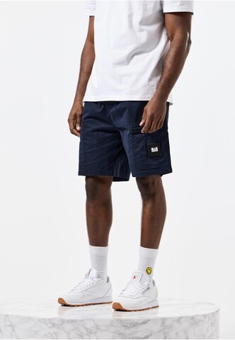 Weekend Offender Regular Hose 'Uptown Unility' in Blau: Vorderseite