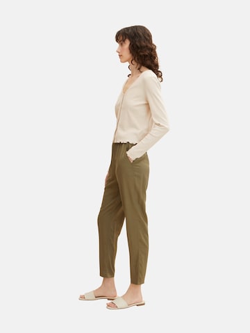 TOM TAILOR Regular Pants in Green