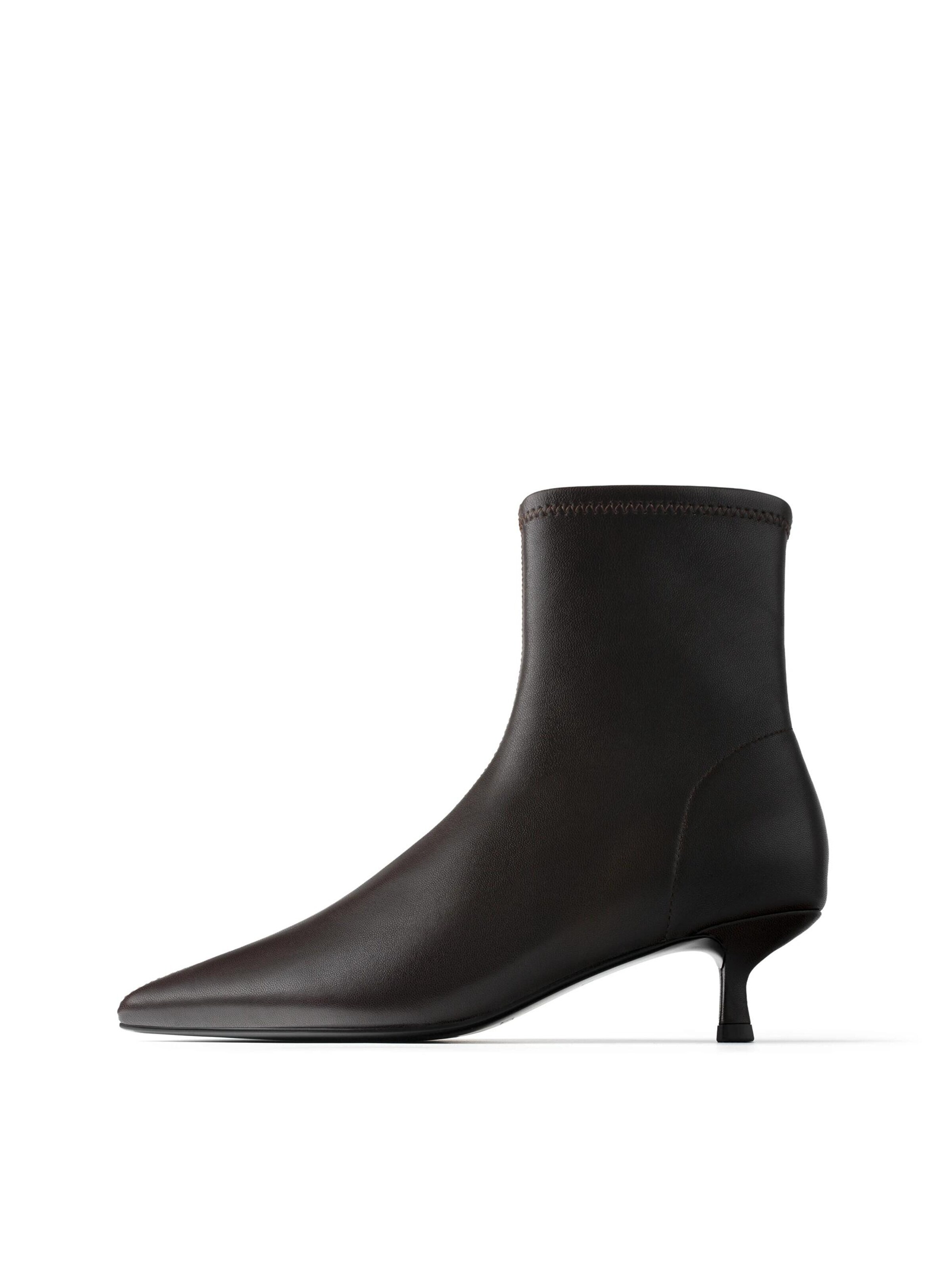 Cizme glezne 'RAW POWER SOUND' de la L37 HANDMADE SHOES pe maro: față