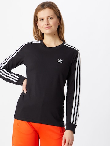 ADIDAS ORIGINALS Shirt 'Adicolor Classics' in Zwart: voorkant