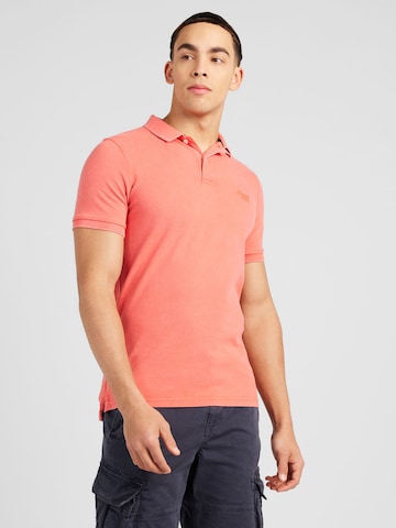 Superdry - Camisa em rosa: frente