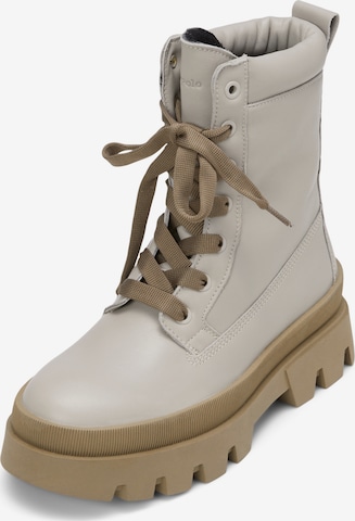 Bottines à lacets Marc O'Polo en beige : devant