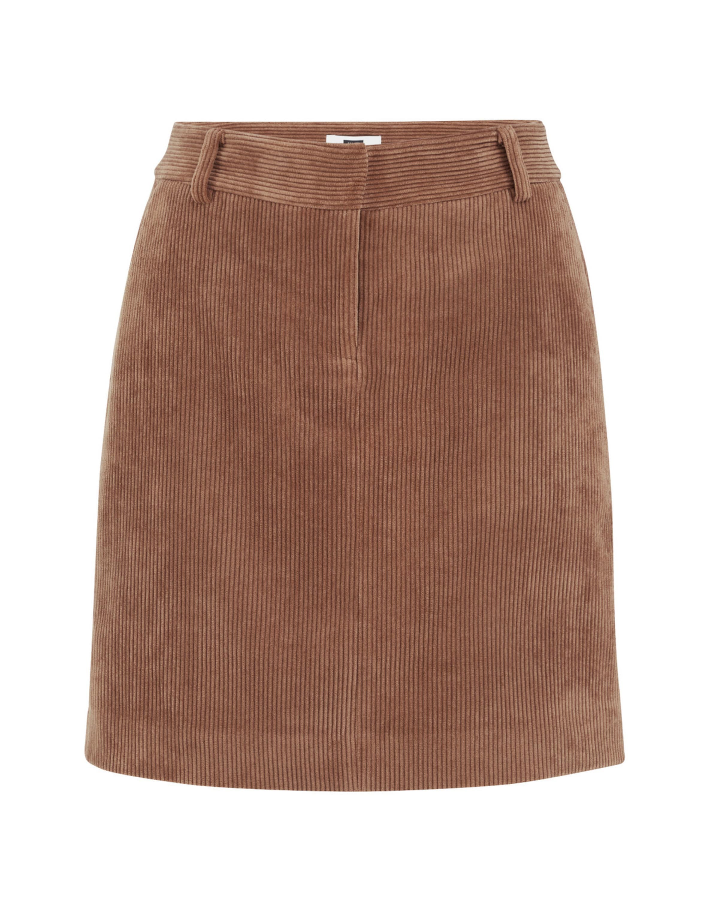 WE Fashion Φούστα σε καφέ: μπροστά