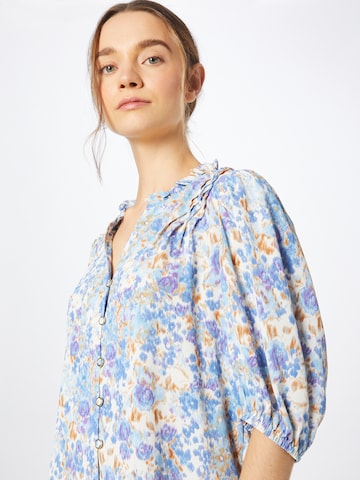 Love & Divine Blouse 'Love' in Blauw