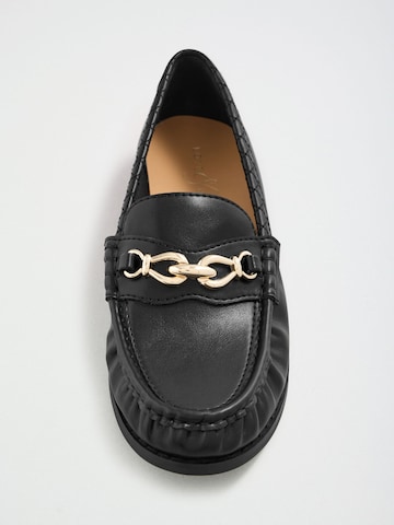 Mocassino di love & roses in nero
