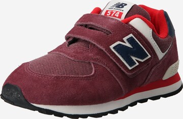 new balance Sneakers '574' in Rood: voorkant