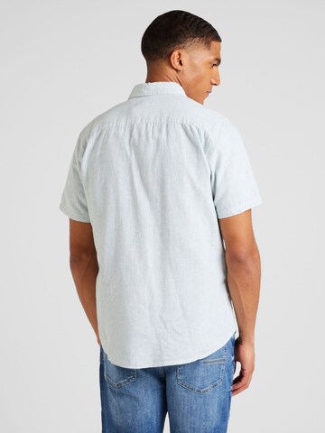 QS Slim Fit Hemd in Blau