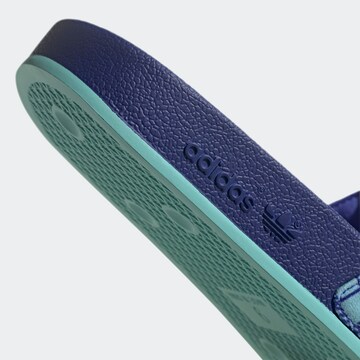 ADIDAS ORIGINALSNatikače s potpeticom 'Adilette' - plava boja