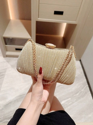 Tomshop24-7 Clutch 'Amelia' in Gold: front