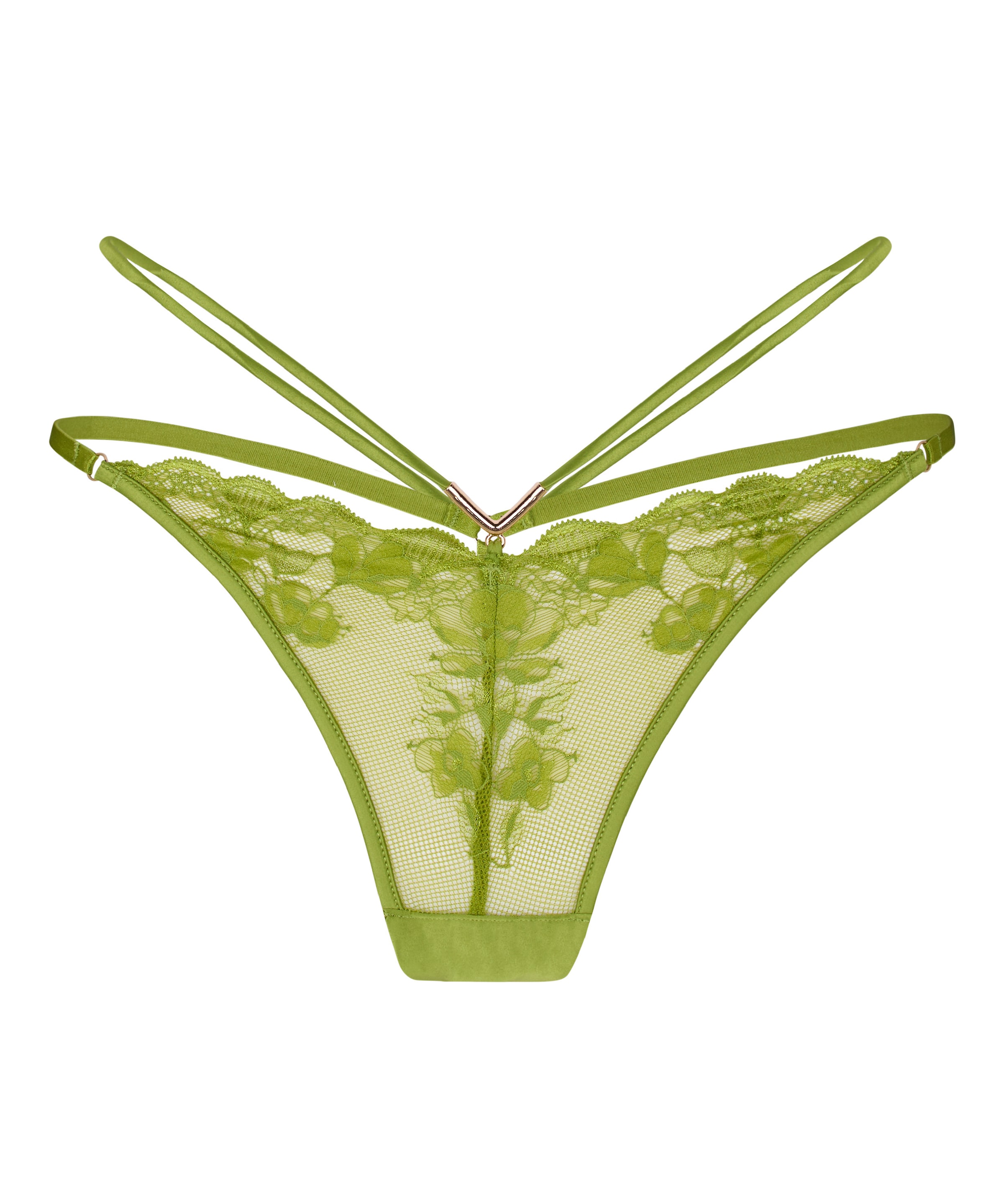 Hunkemöller Thong in Green: front