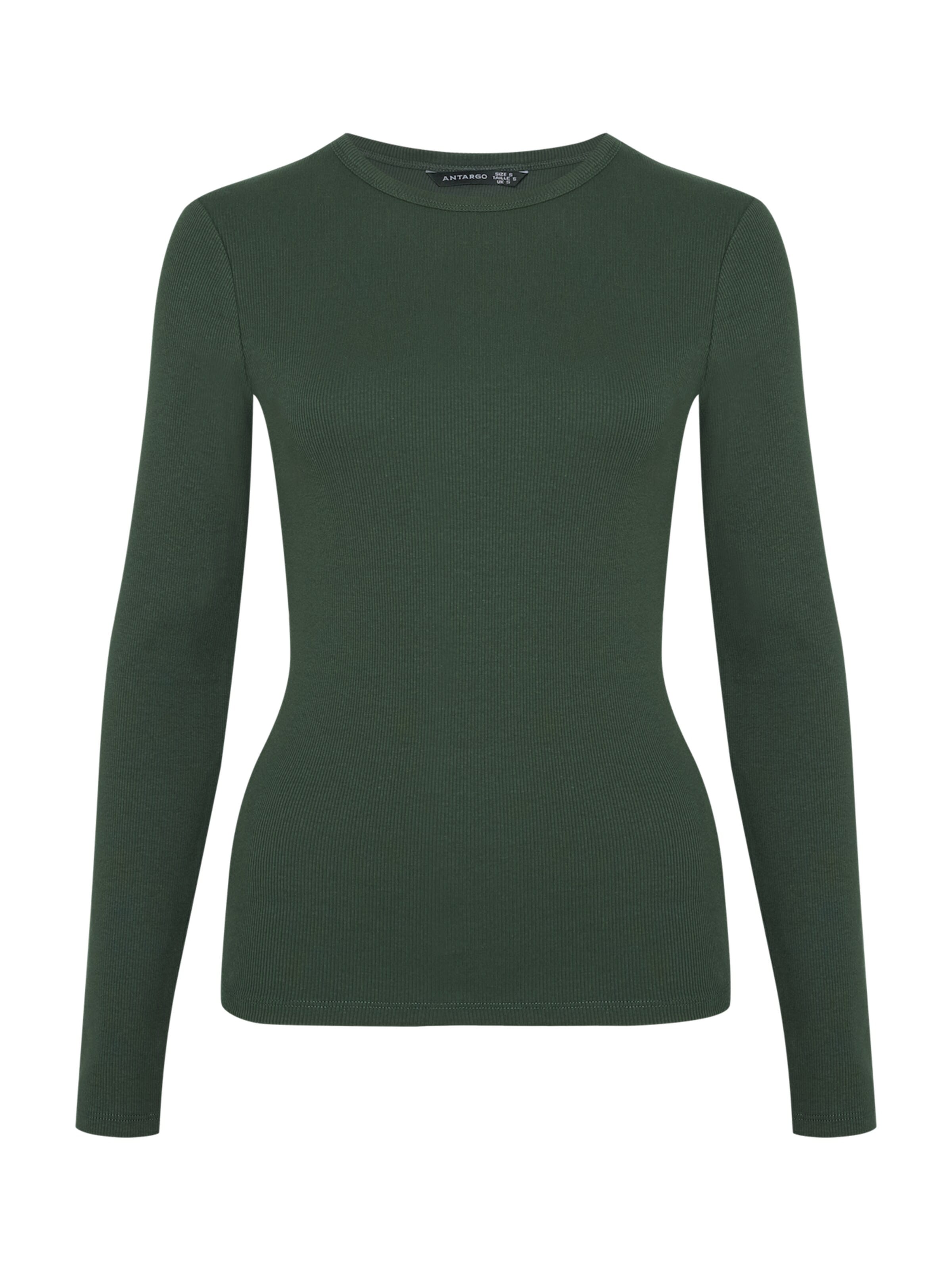 Antargo Shirt 'Longsleeve' in Green: front