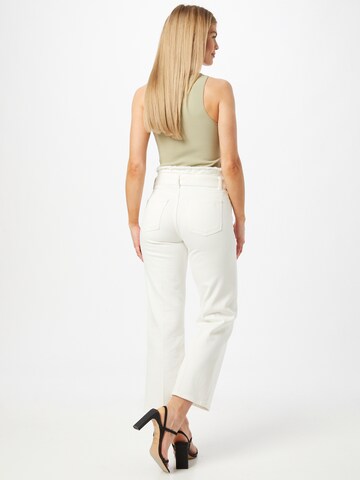 Goldgarn Wide Leg Jeans 'Luisa' in Weiß