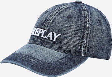Cappello da baseball di REPLAY in blu: frontale