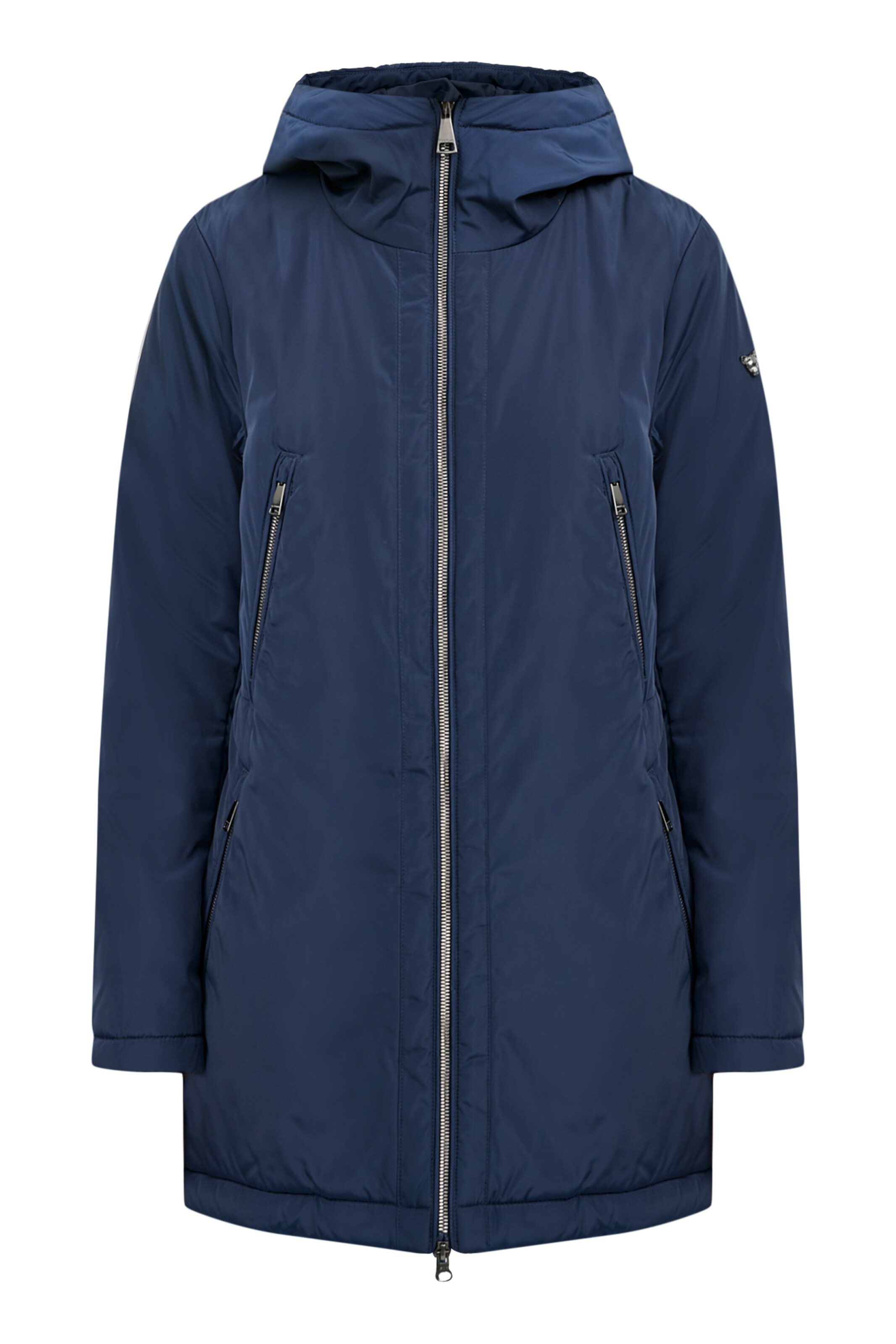 Finn Flare Tussenjas 'Basic' in Blauw: voorkant