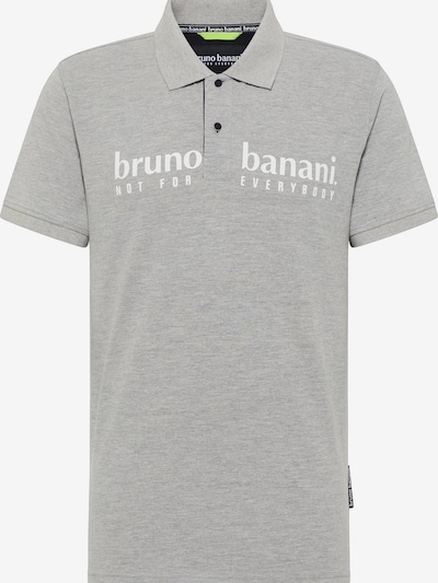 BRUNO BANANI Shirt 'CARPENTER' in de kleur Grijs gemêleerd / Wit, Productweergave