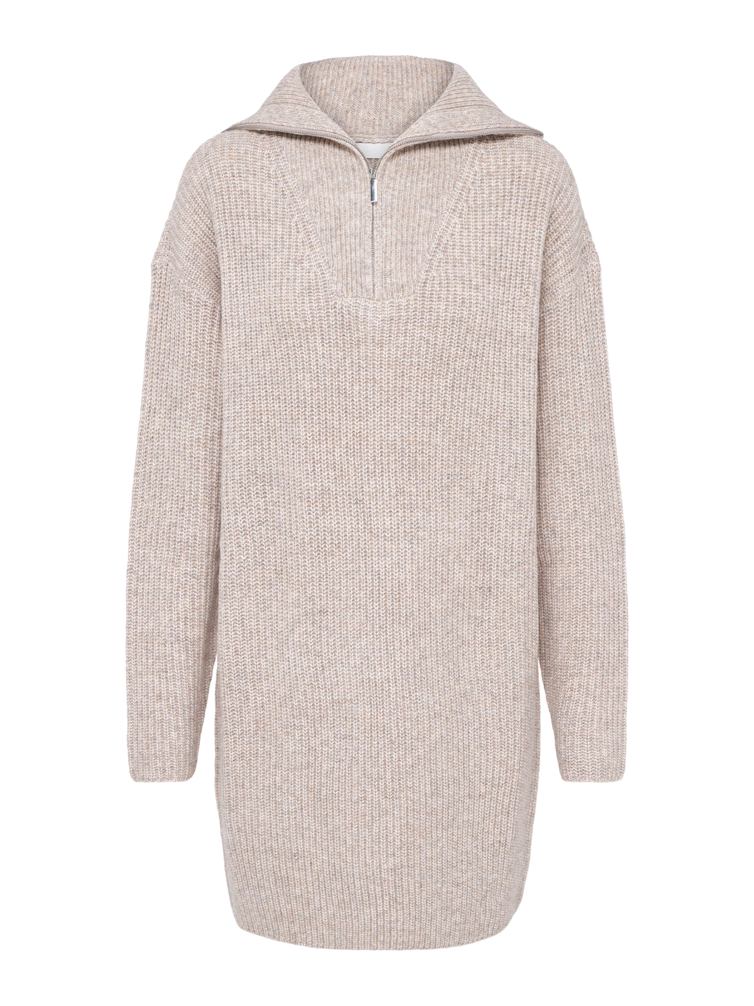 LeGer by Lena Gercke Gebreide jurk 'Noelia' in Beige: voorkant