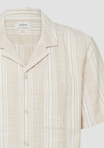 s.Oliver Pohodlné nošení Košile – béžová