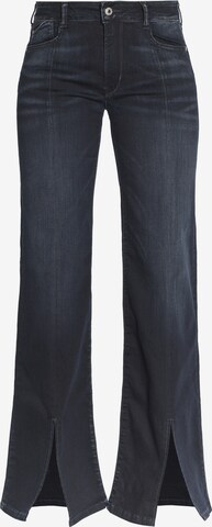 Le Temps Des Cerises Boot cut Jeans in Blue: front