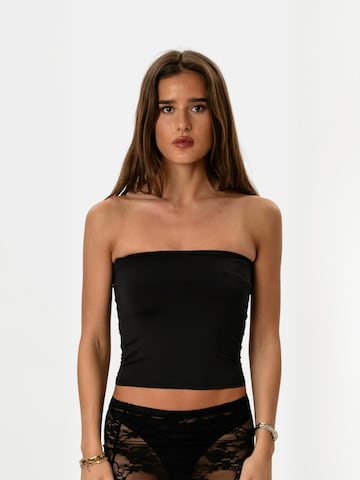 ITS MAY Top ' Emely ' in Schwarz: Vorderseite