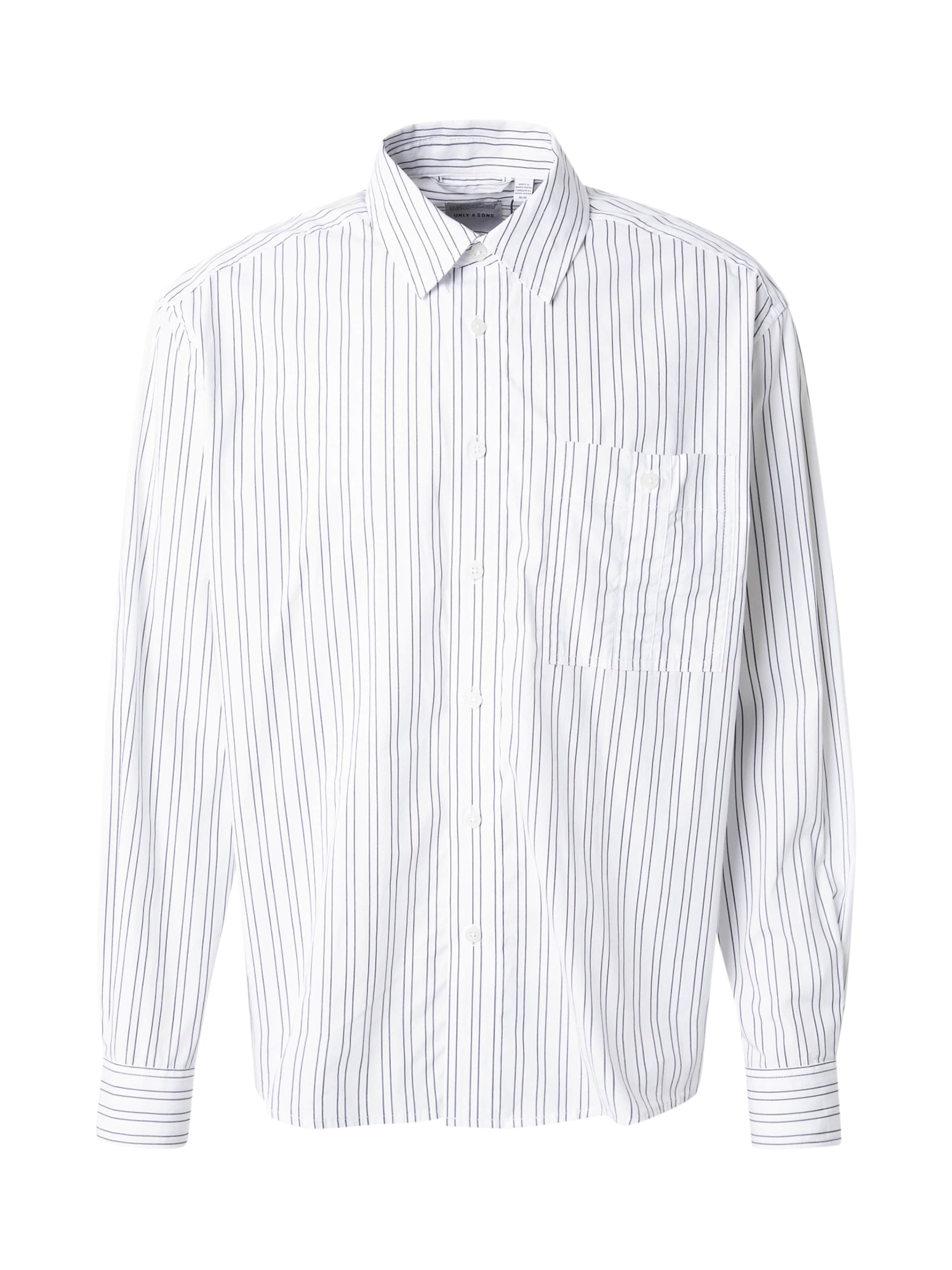 Only & Sons Regular fit Overhemd 'ONSWalter' in Wit: voorkant