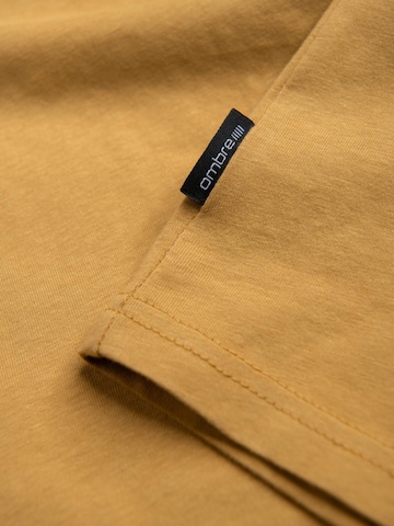 Ombre Shirt in Geel