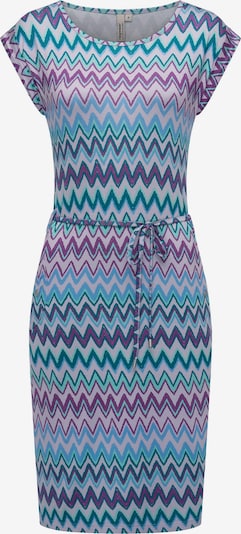 34 dydžio Vasarinė suknelė 'Taggien' iš Ragwear, spalva – turkio spalva / šviesiai mėlyna / alyvinė spalva / levandų spalva, Prekių apžvalga