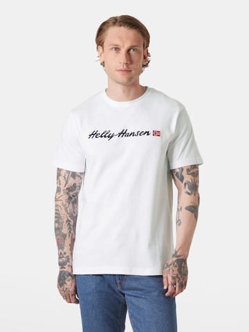 HELLY HANSEN Футболка 'CORE GRAPHIC 2.0' в Белый: спереди