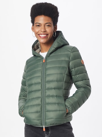 SAVE THE DUCK Between-season jacket 'DAISY' in Green: front