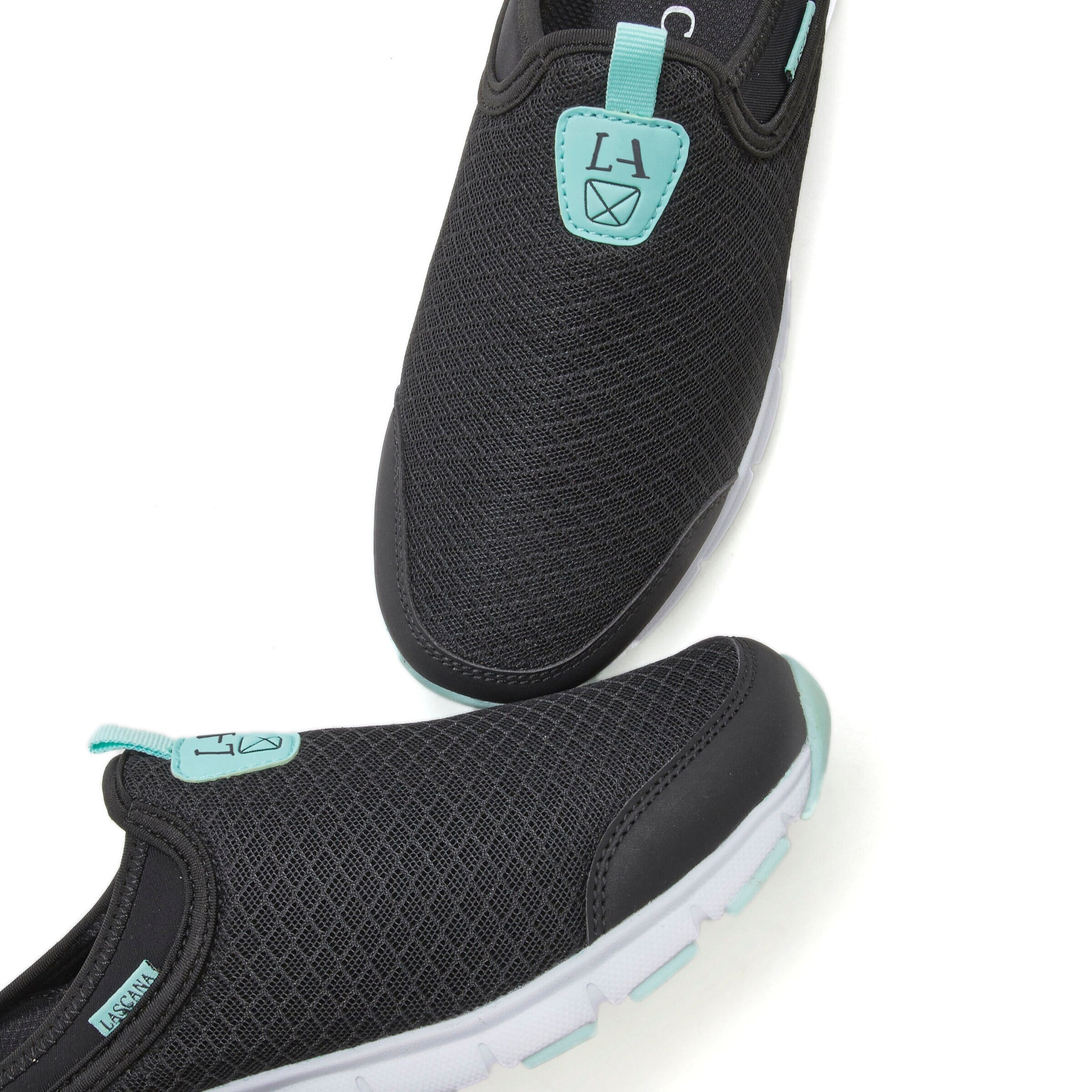 LASCANA Слипоны в Черный