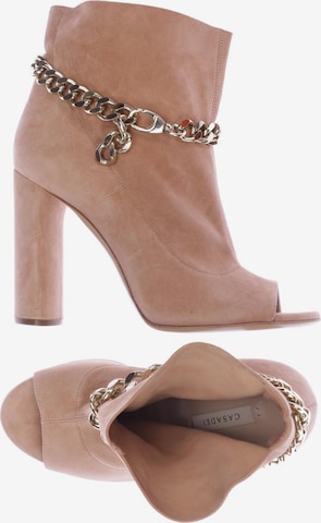 Casadei Dress Boots in 39 in Pink: front