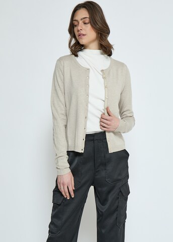 Cardigan 'New Laura' minus en beige : devant