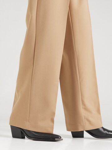 VERO MODA Wide leg Bandplooibroek 'VMTROIAN' in Bruin