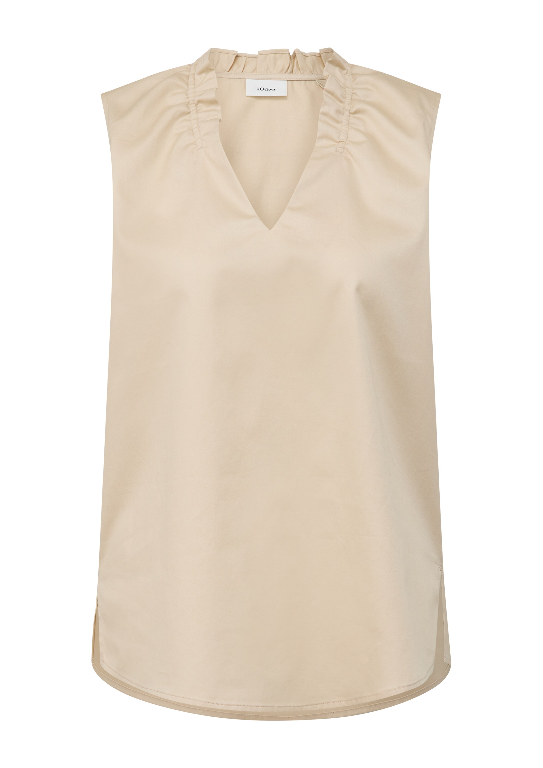 s.Oliver BLACK LABEL Bluse in Beige: Vorderseite