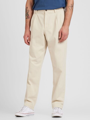 regular Pantaloni con pieghe 'GREENWICH' di TOMMY HILFIGER in beige: frontale