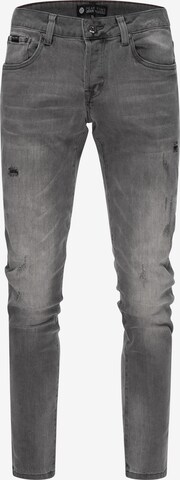 Peak Time Slim fit Jeans 'München' in Grey: front