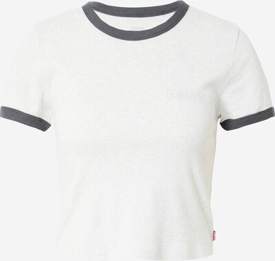 LEVI'S ® T-shirt 'Graphic Mini Ringer' i grå / svart / vitmelerad, Produktvy