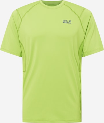 JACK WOLFSKIN Functioneel shirt in Groen: voorkant