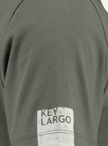 Key Largo Тениска 'MT LOVE YOU' в зелено