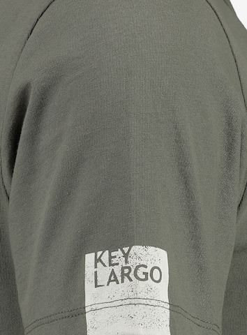 Key Largo - Camiseta 'MT LOVE YOU' en verde