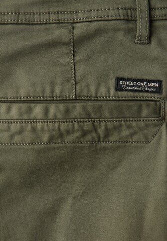 Street One MEN Slim fit Chino Pants in Green