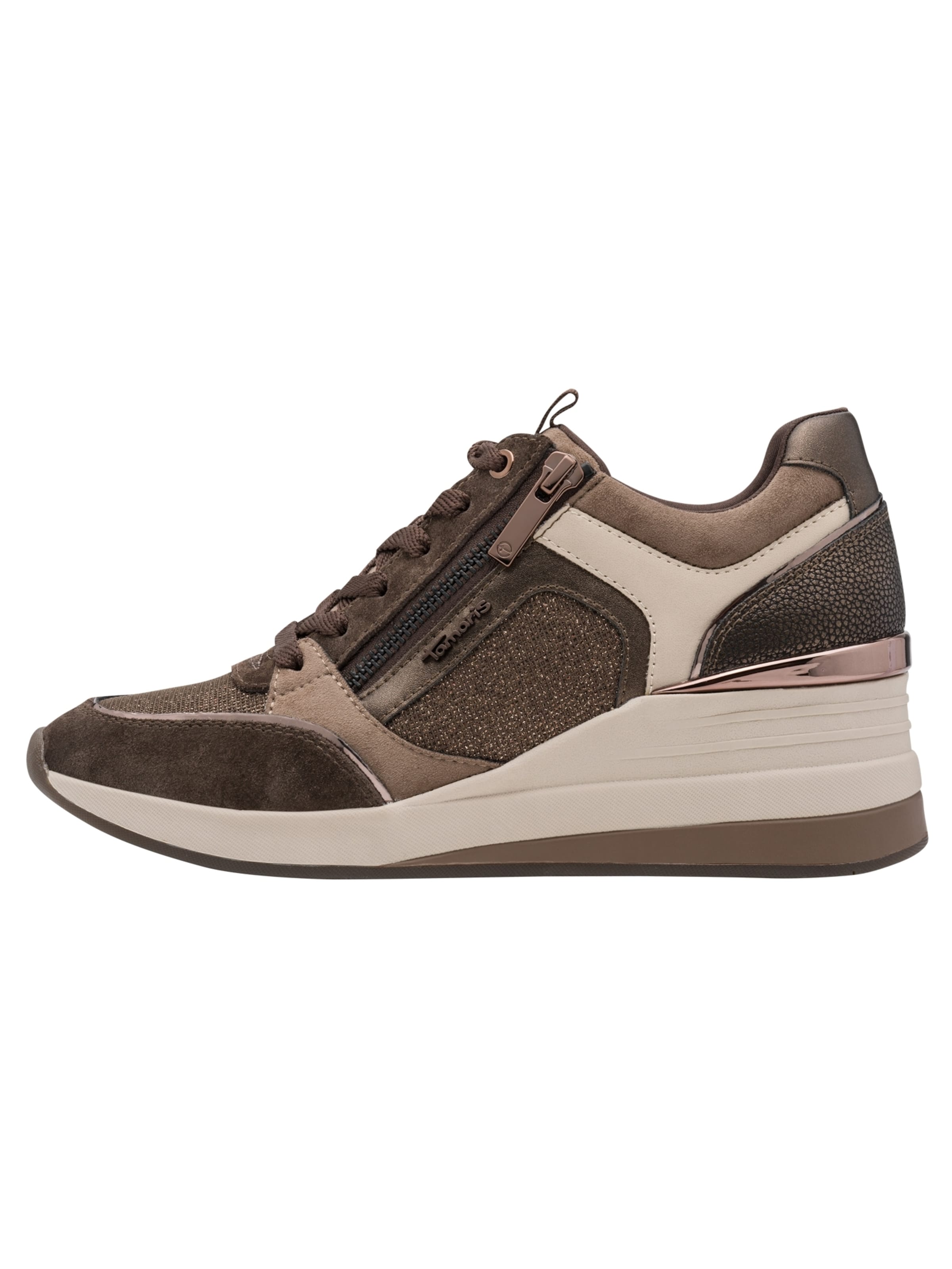 Baskets basses Tamaris en marron