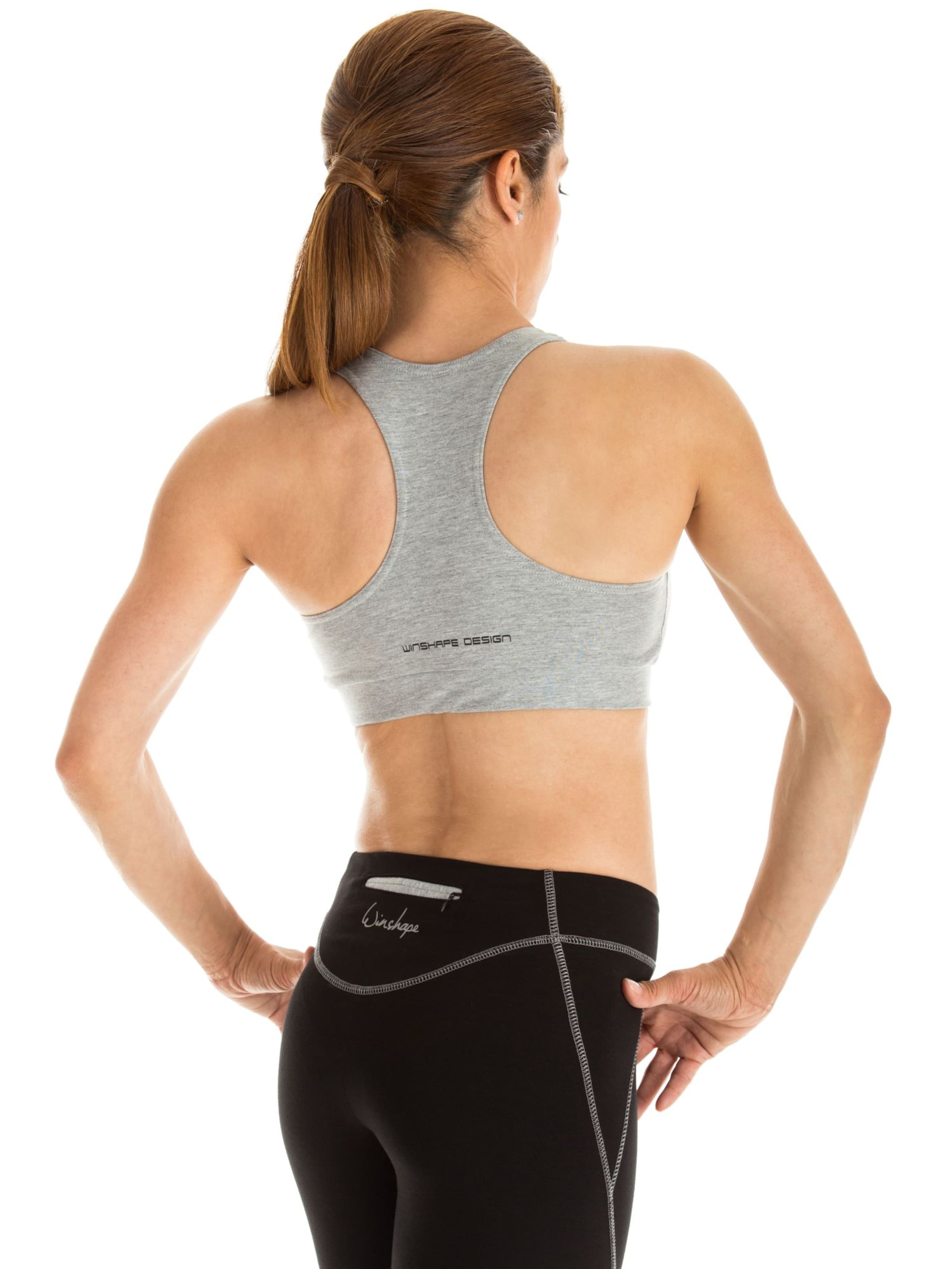 Winshape Bygelfri Sportbehå 'WVR1' i grå