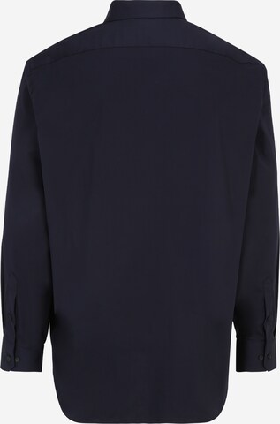 Calvin Klein Big & Tall - Ajuste estrecho Camisa en azul