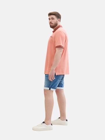 TOM TAILOR Men + Loosefit Shorts in Blau