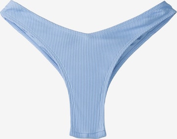 Bas de bikini Bershka en bleu : devant