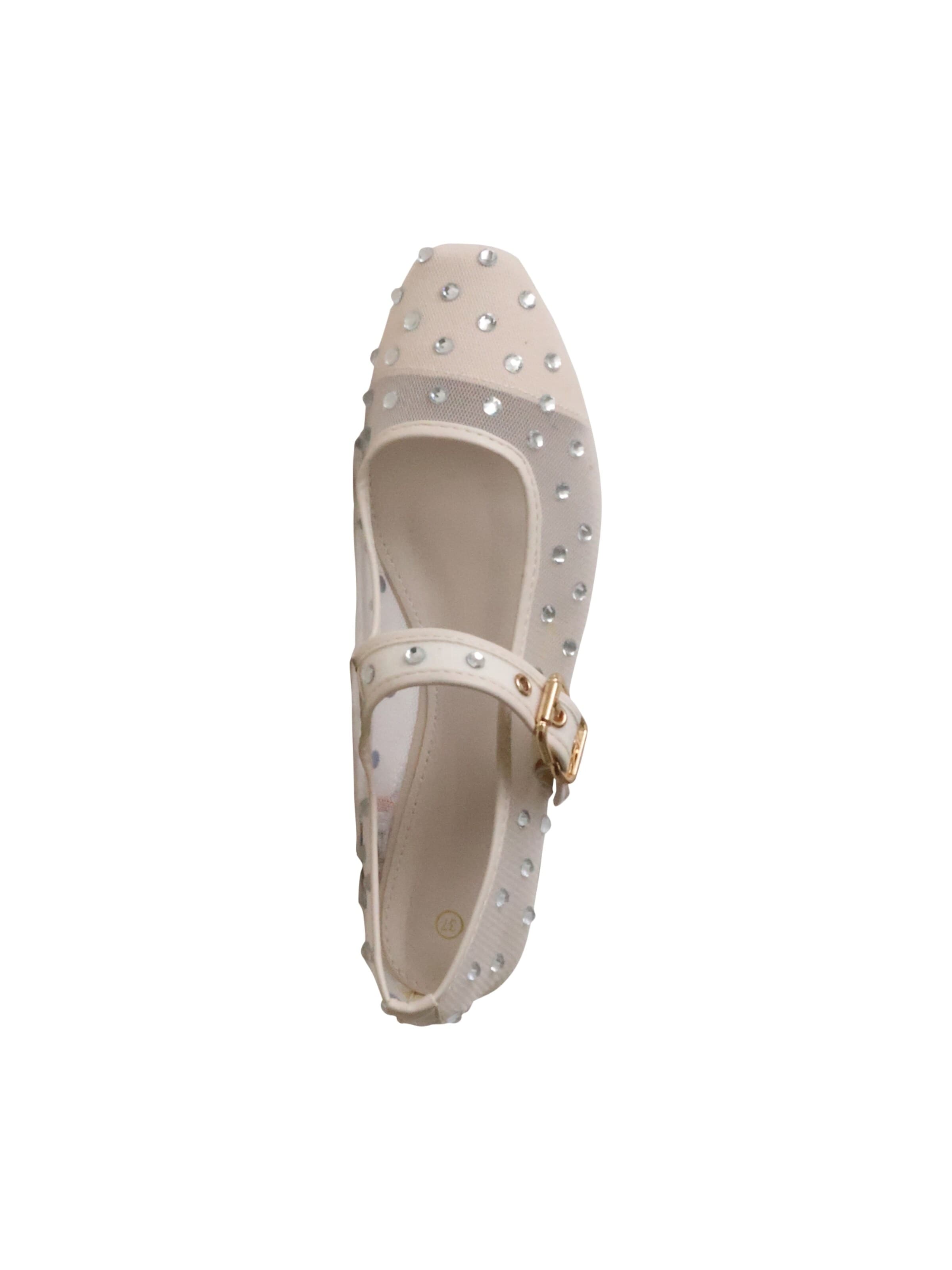 Super Mode Ballerina 'M&M Mira Max Ballerinas mit Riemchen' in Beige