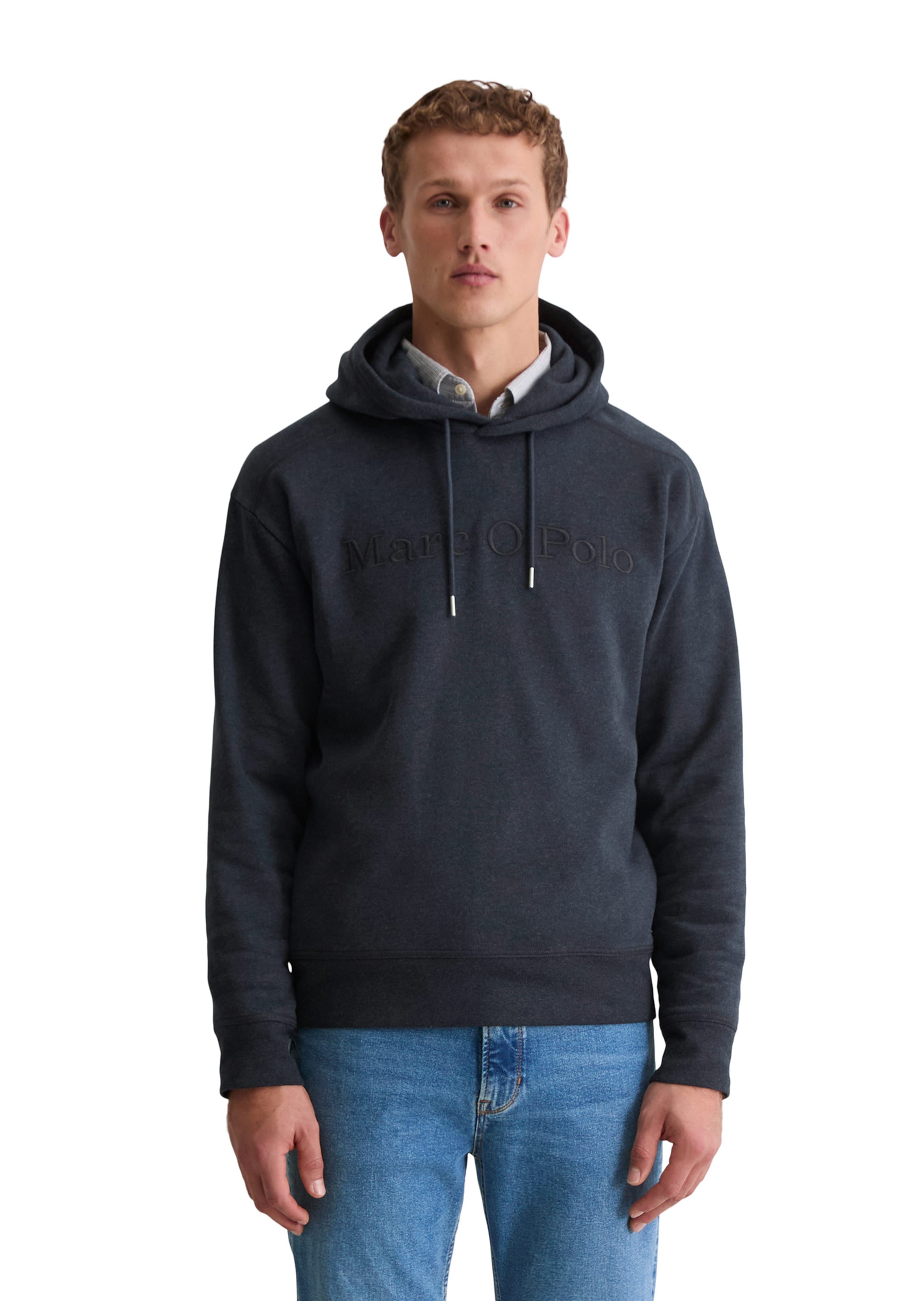 Marc O'Polo Sweatshirt in Blue: front