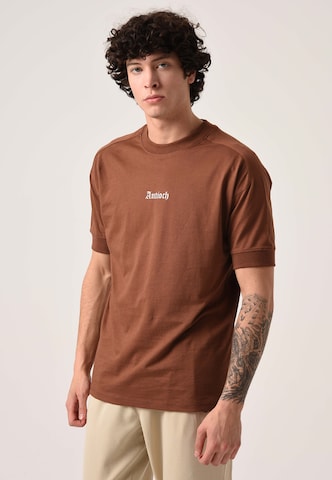 T-Shirt 'Basic' Antioch en marron