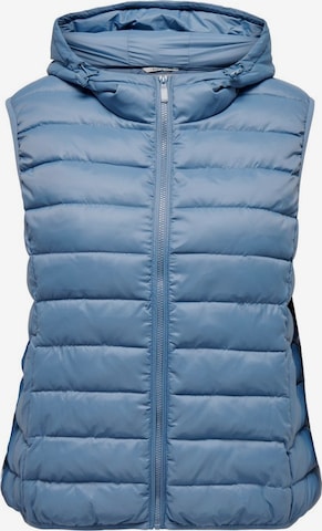 Gilet ONLY Carmakoma en bleu : devant