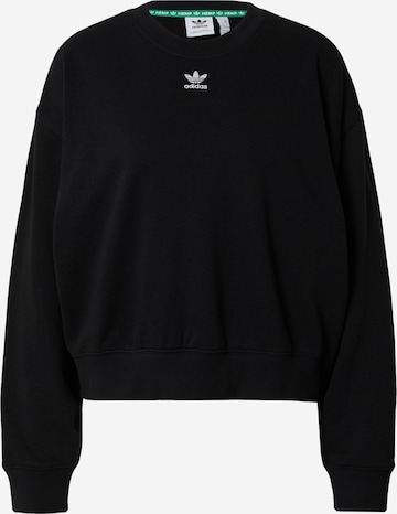 ADIDAS ORIGINALS Sweatshirt 'Essentials+ Made With Hemp' in Black: front